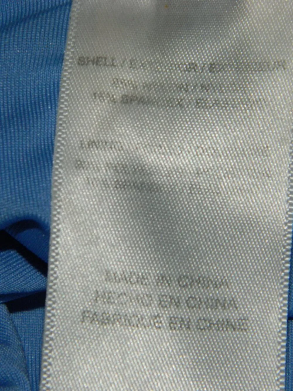 Nautica Criss Cross Back Ruched Front One Pc Swimsuit Size L (S-1)